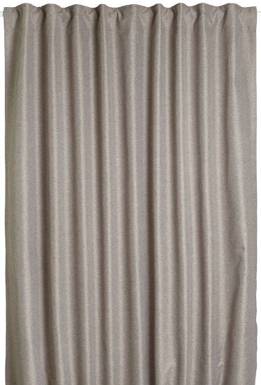 Tiko lystett gardin 140x230 mørk beige