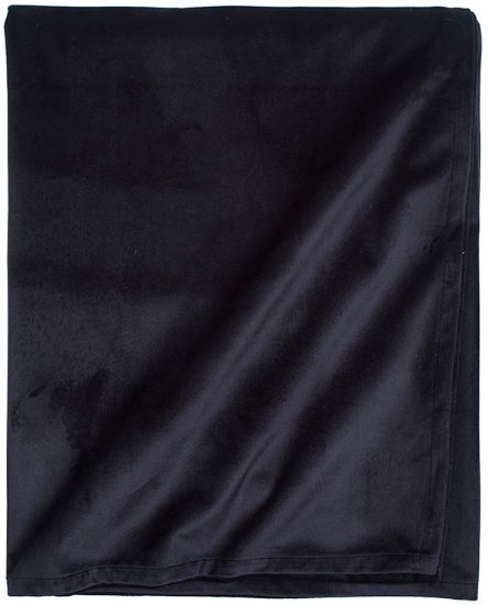 Kirin velourduk 140x180 svart