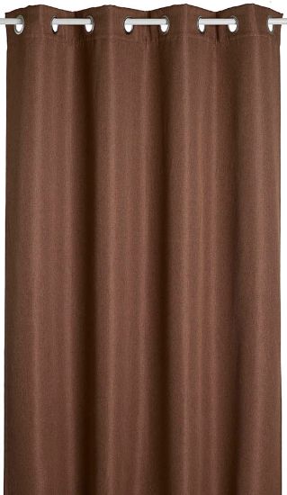 Minos lysdempende gardin 135x230 rustbrun
