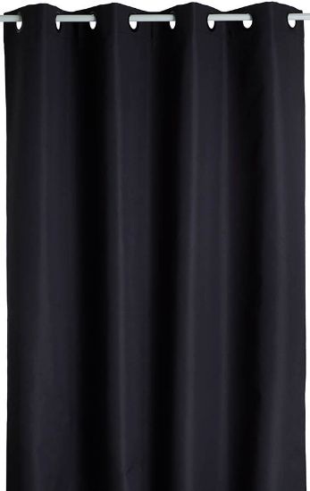 Tarjei lystett gardin 135x230 svart