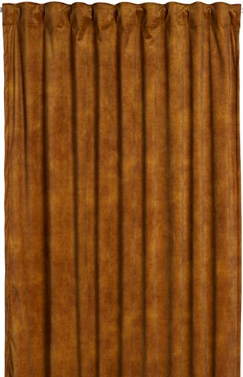 Zinatra gardin 140x260 mørk oker