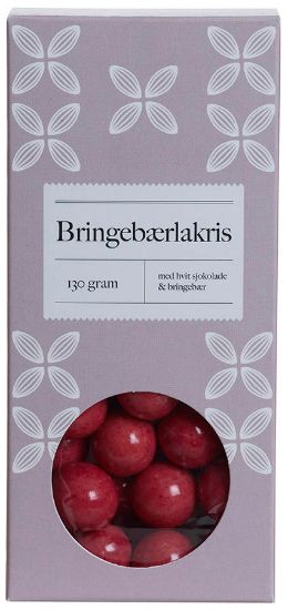 Lakriskuler bringebær 130 gram
