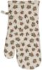Julie lin/bomull grillvott beige