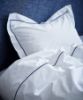 Bord percale 140x200 hvit
