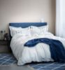 Bord percale 140x200 hvit