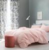 Plain bomullsengesett 140x220 lys rosa