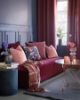 Sunday gardin 140x230 aubergine melert