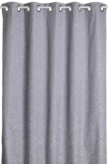 Tuan lystett gardin 140x160 grå