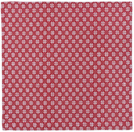 Smilla brikke 40x40 rød