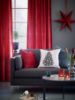 Kensington gardin 140x230 rød