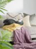 Andrine 130x170 sherpapledd gul