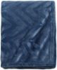 Ellis pledd 130x170 blåpetrol
