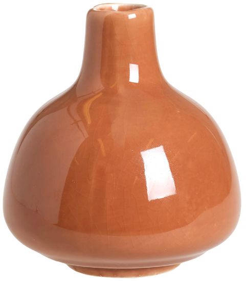 Karla vase 10 cm aprikos