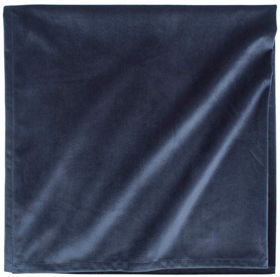 Kirin velourduk 90x90 blå