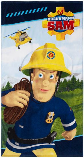 Brannmann Sam helikopter håndkle 70x140 