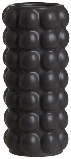 Diamante vase 20 cm svart
