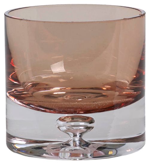 Masir telysholder 7 cm cognac