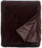 Korra pelspledd 130x170 mørk brun