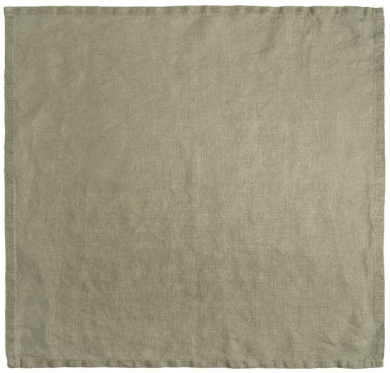 Denita linserviett 45x45 oliven