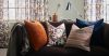 Iker pynteputetrekk 45x45 brun 