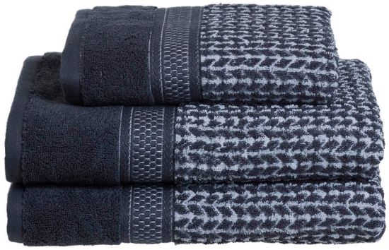 Kongo håndkle 70x130 grå