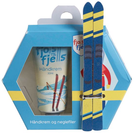 Fjols til Fjells gavesett håndkrem og neglefiler