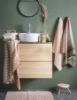 Tweez håndkle 70x130 beige/grønn