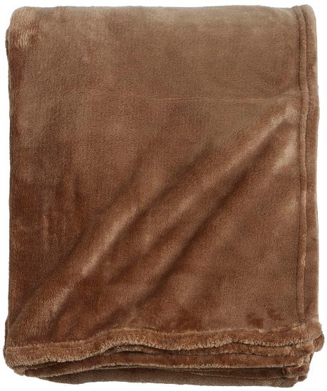 Reese pledd 130x170 rustbrun