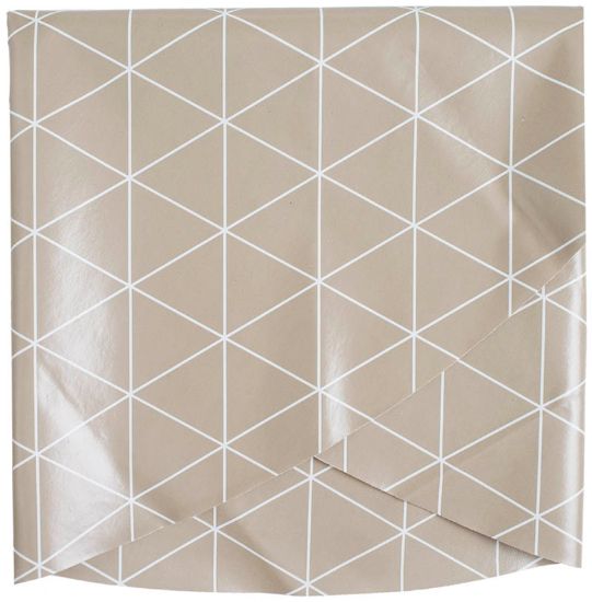 Linje pvc Ø140 beige