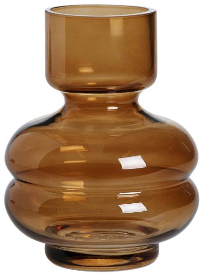 Como vase 15 cm rustbrun