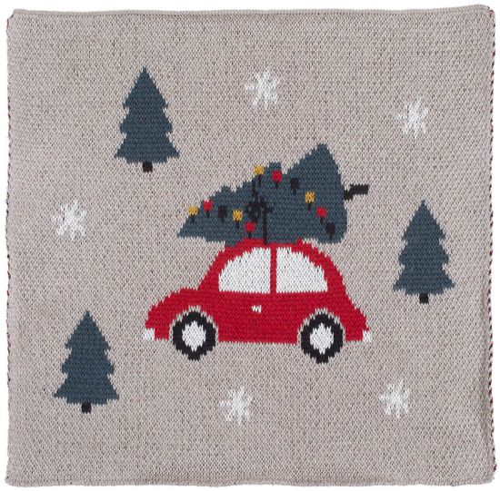 Beetle strikkeklut beige