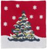 Navidad strikkeklut rød