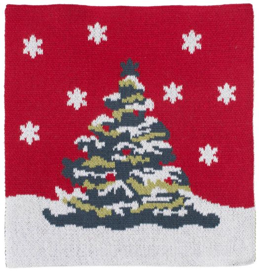 Navidad strikkeklut rød