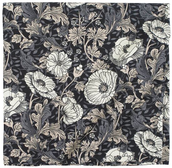 Kalissa duk 90x90 svart