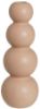 Vilde lysestake 22 cm beige