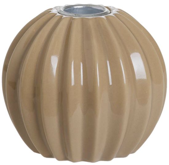 Hunter lysestake 8 cm beige
