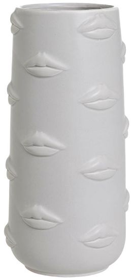Hailey vase 28 cm grå