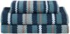 Hazel håndkle 70x130 aqua/blå
