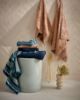 Hazel håndkle 70x130 aqua/blå
