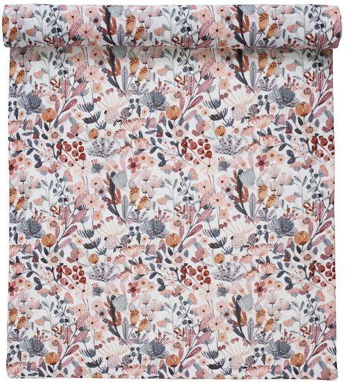 Fleur løper 40x120 offwhite
