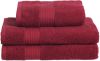 Trinity håndkle 70x130 mørk rød