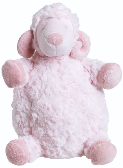 Bølle kosesau 27 cm rosa