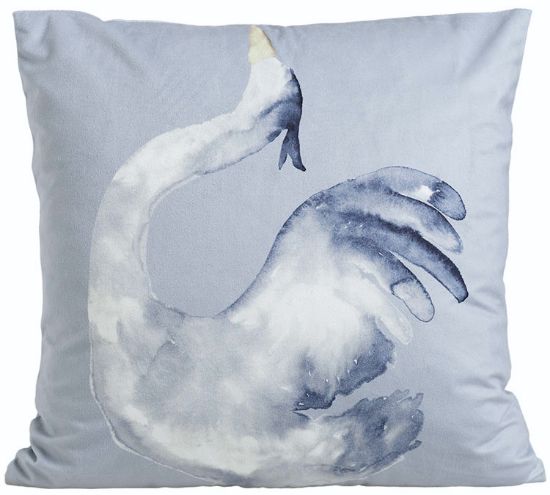 Crane putetrekk 45x45 grå
