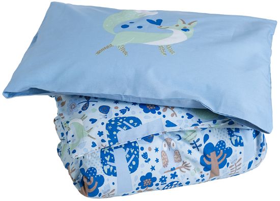 Mandus sengesett 80x100 blå