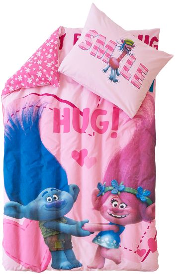Trolls hug sengesett 140x200
