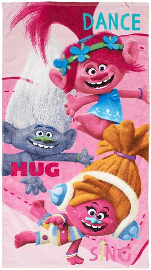 Trolls dance håndkle 70x140