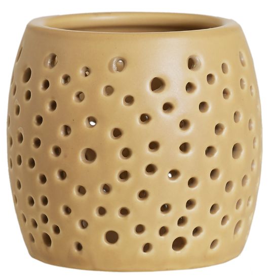 Seb telyslykt 7 cm oker