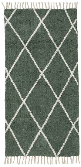 Henrika gulvteppe 70x140 grønn