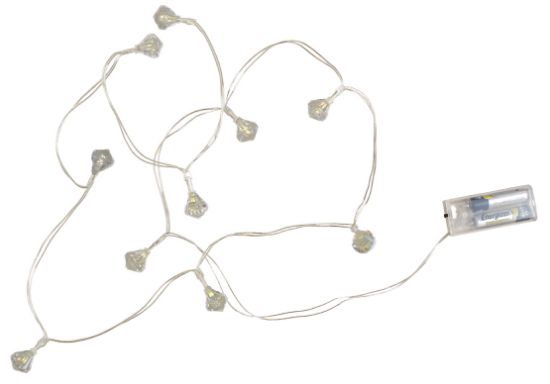 Diamond lyslenke 10 lys 165 cm
