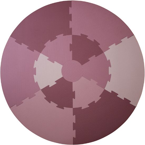 Sebra leketeppe vintage rosa